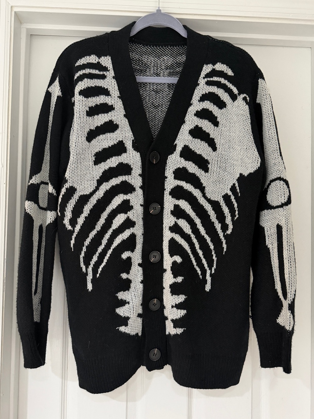 SHEIN skeleton sweater 1XL EUC HALLOWEEN